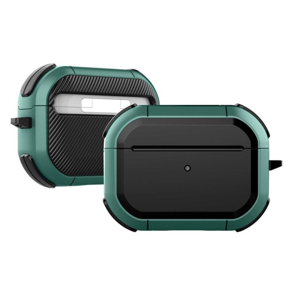 Airpods Pro rubberied case - Midnight Green Green
