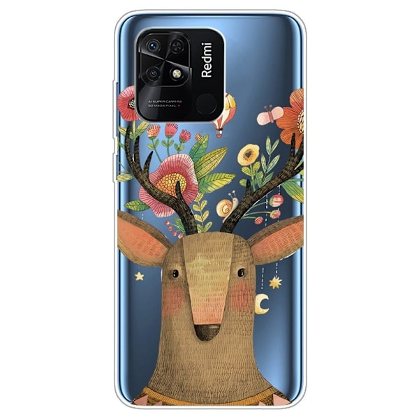 Deco Xiaomi Redmi 10C Etui - Deer Brown