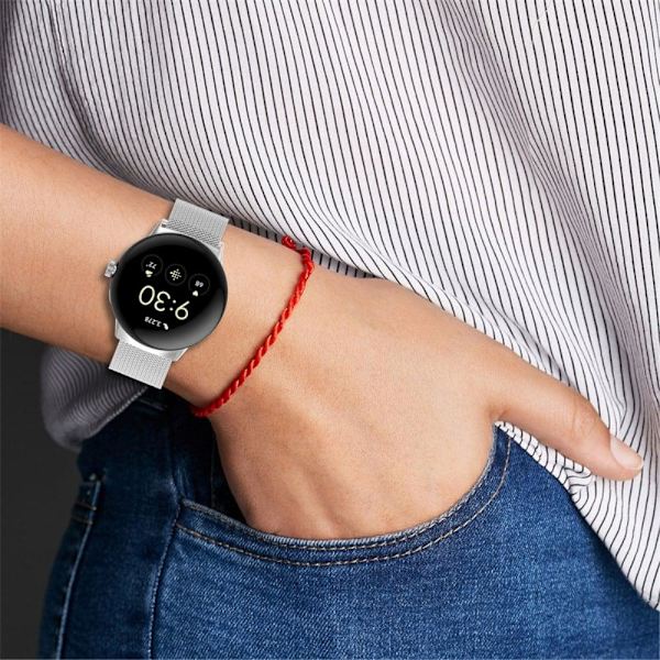Google Pixel Watch milanesisk klockarmband i metall - Guld Guld