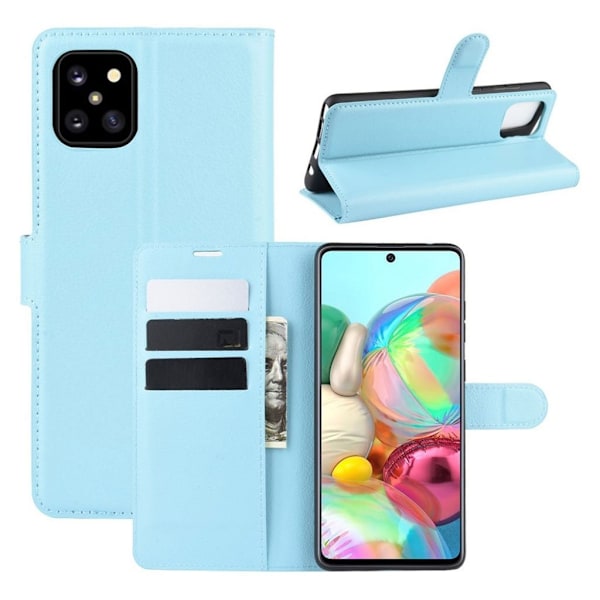 Classic Samsung Galaxy Note 10 Lite flip etui - Blå Blue