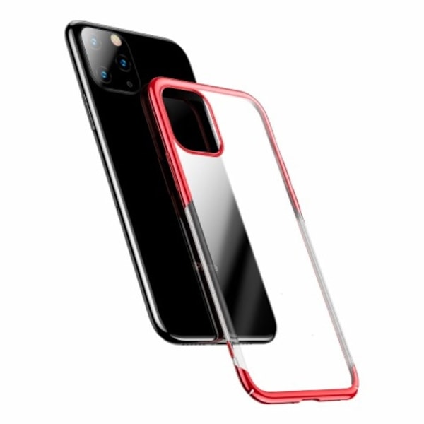 Glitter iPhone 11 Pro Max kotelot - Punainen Red