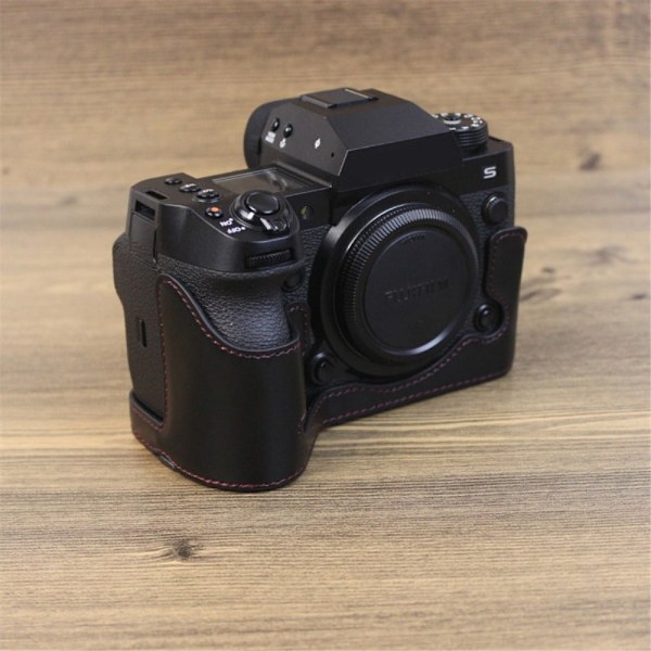 Fujifilm X-H2S læder cover til halv krop - Sort Black