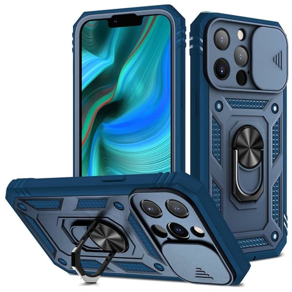 Bofink Combat iPhone 13 Pro deksel - Safir Blue