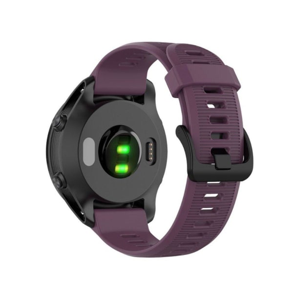 Garmin Forerunner 945 / Fenix 5 Plus / Approach S60 silikoninen ranneke - Violetti Purple