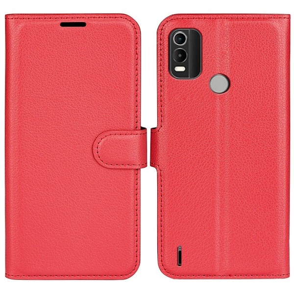 Klassisk Nokia G11 Plus Flip Etui - Rød Red