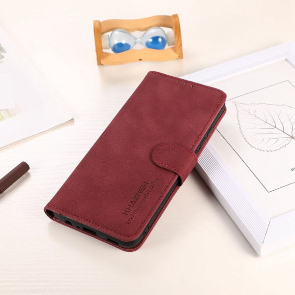 LC.IMEEKE Samsung Galaxy S24 FE flip etui - Rød Red
