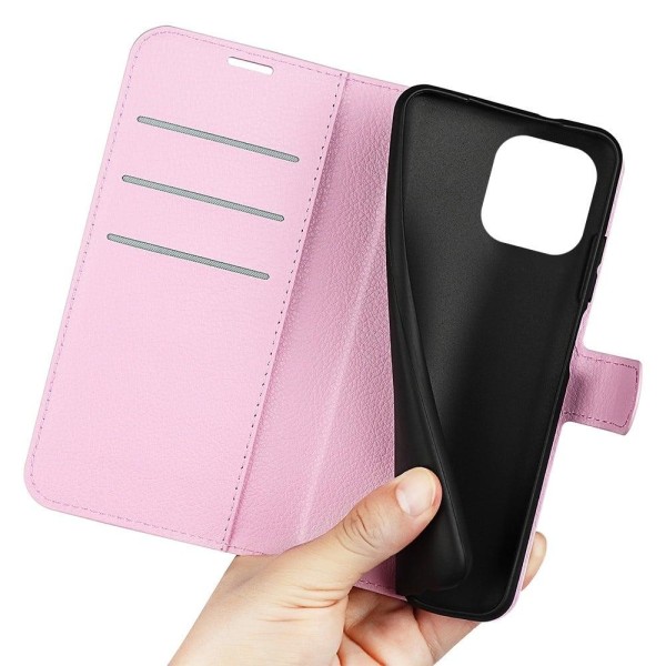 Klassisk iPhone 14 Pro Max flip etui - Pink Pink