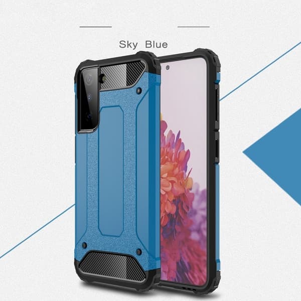 Armour Guard etui - Samsung Galaxy S21 Plus - Sky blå Blue