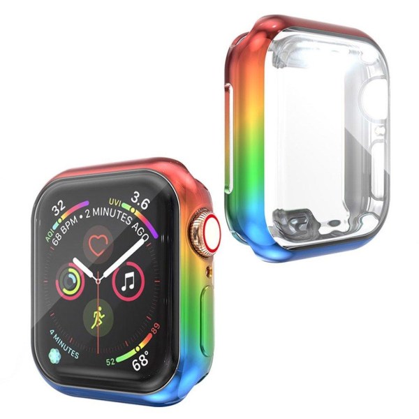 Apple Watch Series 3/2/1 38mm unique color style case - Red / Ye Multicolor