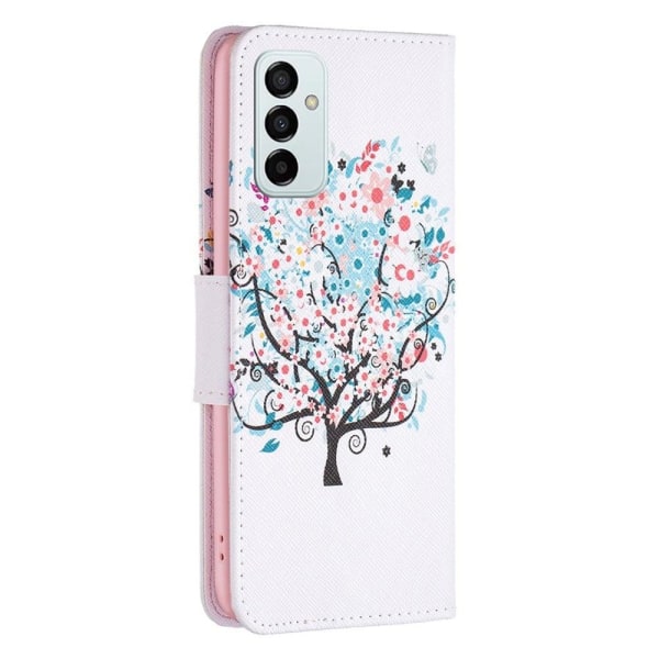 Wonderland Samsung Galaxy M23 flip etui - Blomstertræ Pink