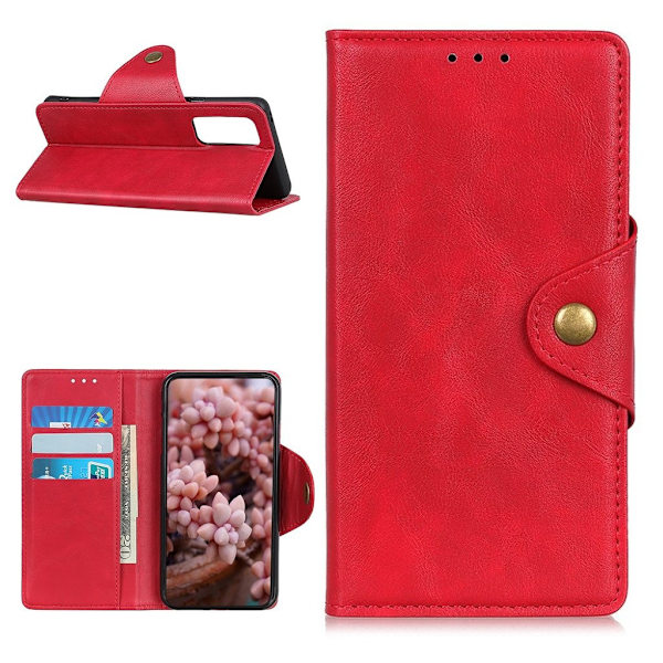 Alpha OnePlus 9 Pro Flippetui - Rød Red