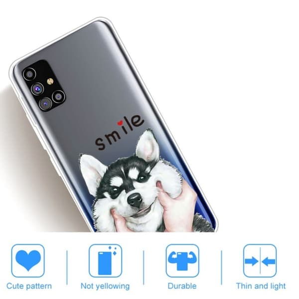 Deco Samsung Galaxy M31s kotelot - Koira White