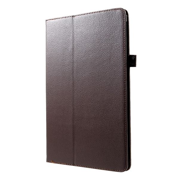 Samsung Galaxy Tab A 10.5 Taivutettava Tabletti Suojakuori Synteetti Nahasta - Kahvi Brown