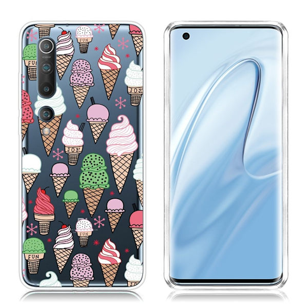 Deco Xiaomi Mi 10 deksel - Iskrem Multicolor