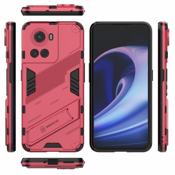 Støtsikkert hybriddeksel for OnePlus 10R / OnePlus Ace - Rose Pink