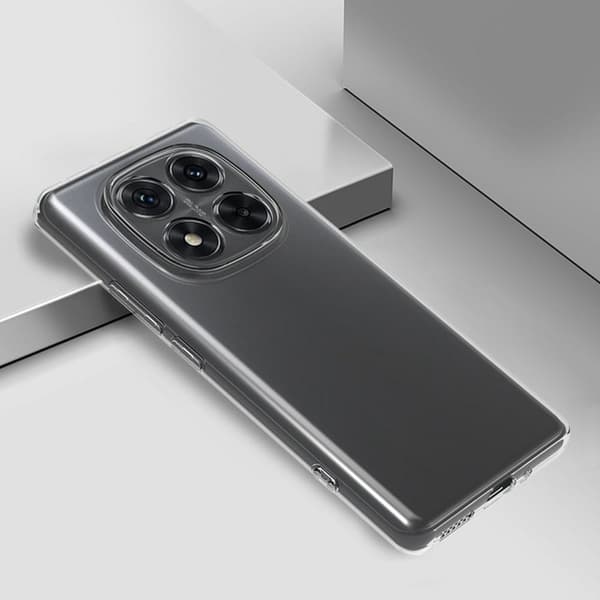 Erittäin ohut läpinäkyvä kotelo Xiaomi Redmi Note 14 Pro 5G Transparent