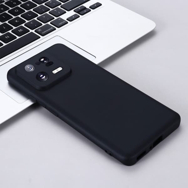 Matta nestesilikoninen kuori Xiaomi 13 Pro - Musta Black