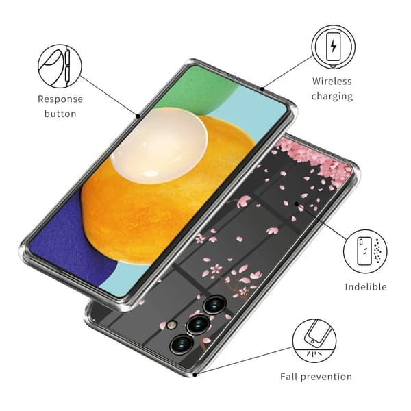 Deco Oppo A15 kotelot - Sakura Pink