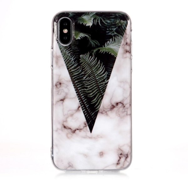 iPhone Xs Max etui med marmormønster - Style M Multicolor