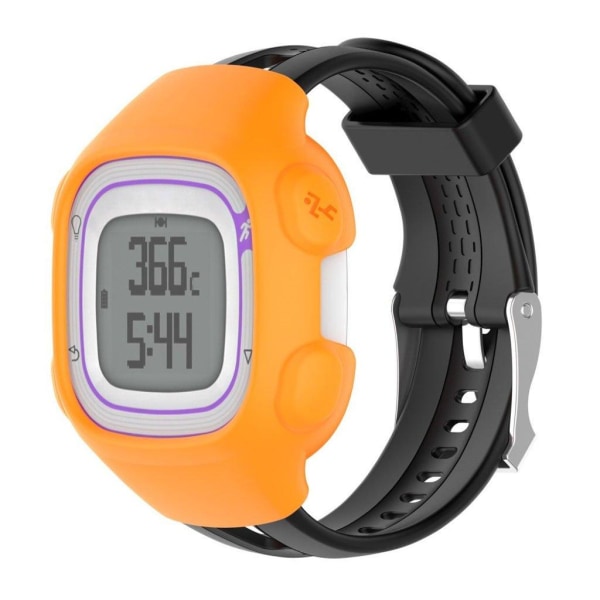 Garmin Forerunner 10 Pehmeä Silikooni Miesten Kellotaulun Suojakuori - Oranssi Orange