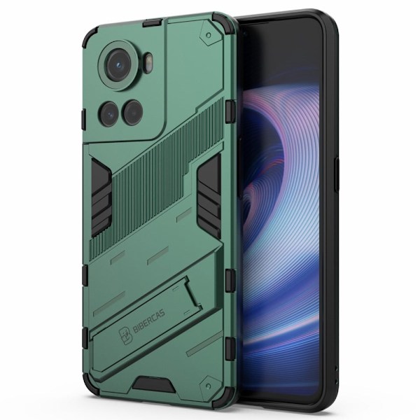 Stöttåligt OnePlus 10R / OnePlus Ace hybridskal - Grön Grön