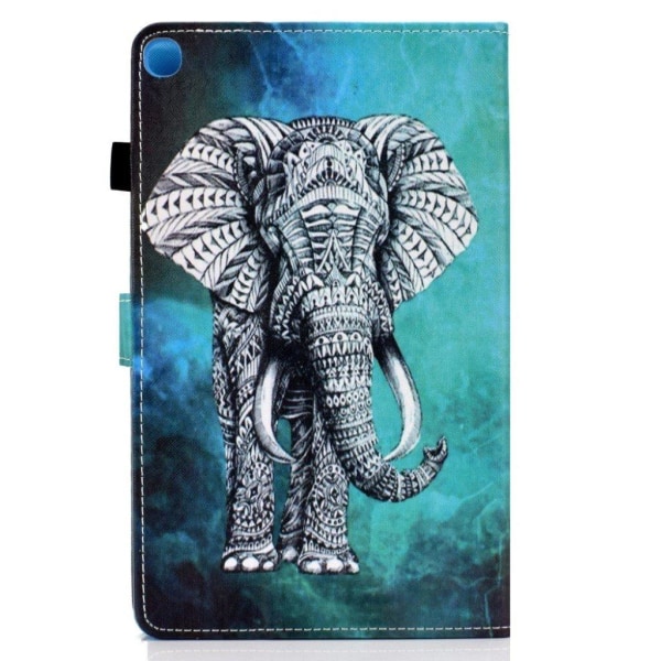 Samsung Galaxy Tab S5e pattern leather case - Elephant Multicolor