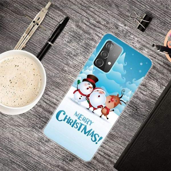 Jul Samsung Galaxy A53 5G fodral - Snöfältets Vänner Blå