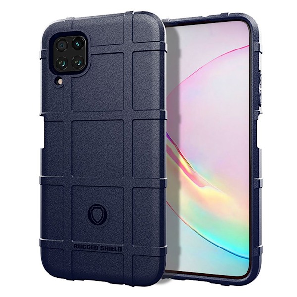Rugged Shield Huawei P40 Lite / Huawei Nova 6 SE skal - Blå Blå