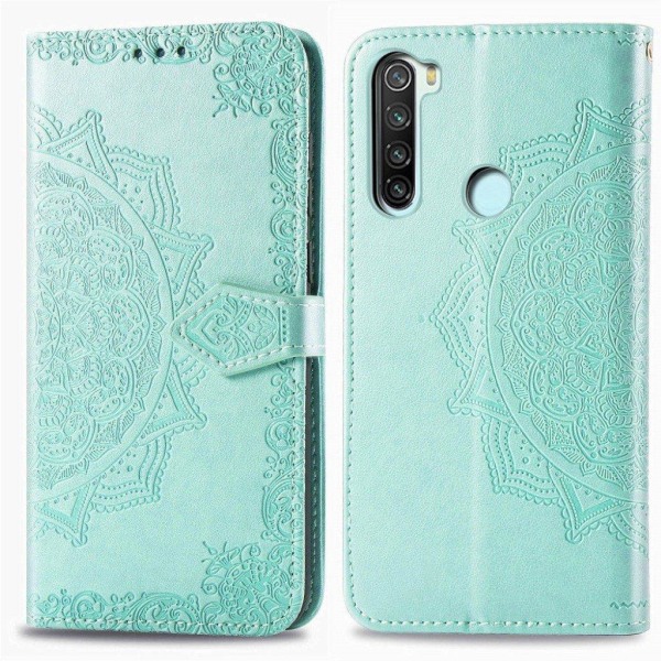 Mandala Xiaomi Redmi Note 8T etui - Cyan Blue