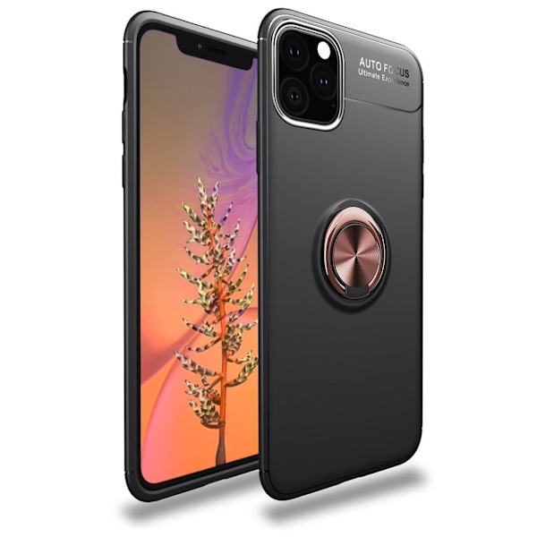 Ringo iPhone 11 Pro Max deksel - Svart / Rose gull Pink