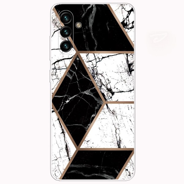 Marble Samsung Galaxy A13 5G Etui - Grå / Sort / Hvid Multicolor