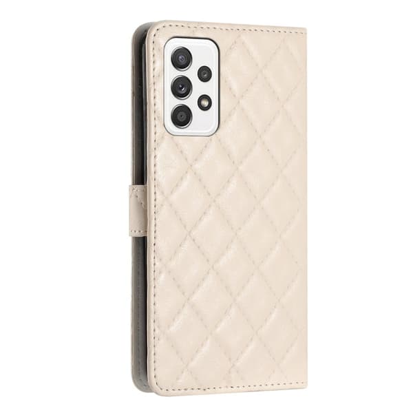 Funktionelt Samsung Galaxy A33 5G rombe etui med pung White