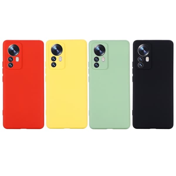 Matte Liquid Xiaomi 12S Pro / Xiaomi 12 Pro silikone cover - Rød Red