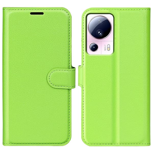 Classic Xiaomi Civi 2 / 13 Lite Flippetui - Grønn Green