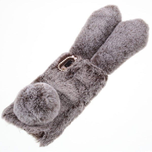 Fluffy Rabbit Huawei P20 Lite skal - Brun Brun