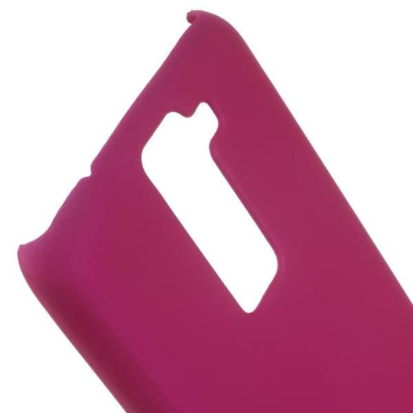 Sund Gummifisert hardt bakdeksel for LG K8 - Mørk rosa Pink