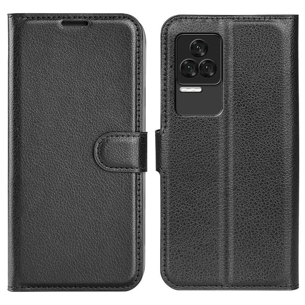 Klassisk Xiaomi Redmi K50 / Xiaomi Redmi K50 Pro flip etui - Sort Black