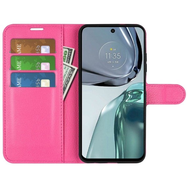 Classic Motorola Moto G62 5G fodral - Rosa Rosa