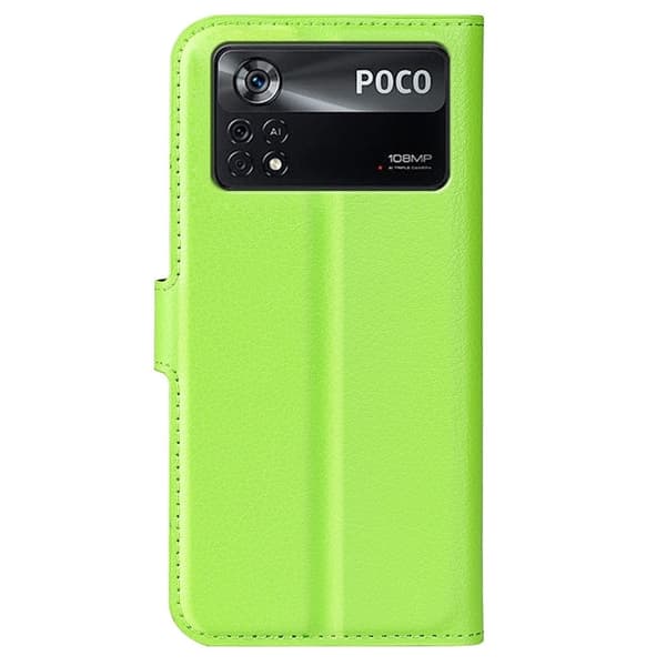 Classic Xiaomi Poco X4 Pro 5G flip etui - Grønn Green