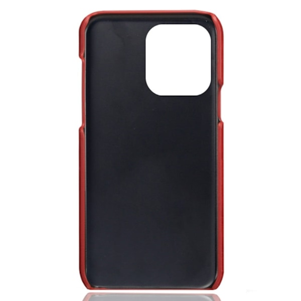 Dual Card iPhone 14 Pro Max kotelot - Punainen Red