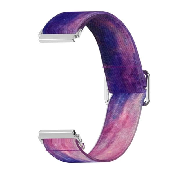 22 mm nylon-urrem til Huawei- og Samsung-ure - Stjernehimmel Purple