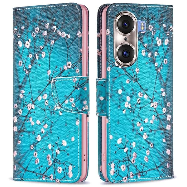 Wonderland Honor 60 Pro flip-etui - Vintersøt Blue