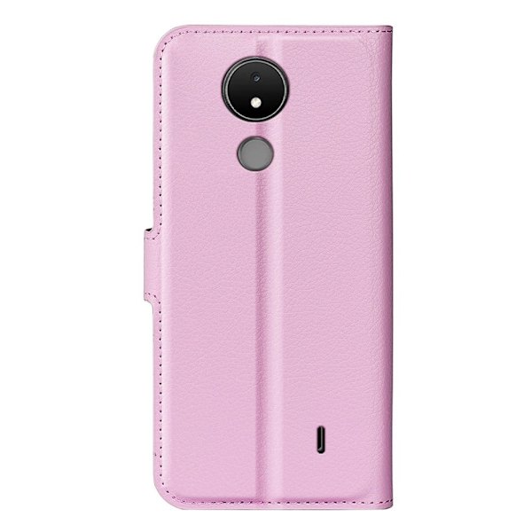 Klassisk Nokia C21 Flip Etui - Lyserød Pink
