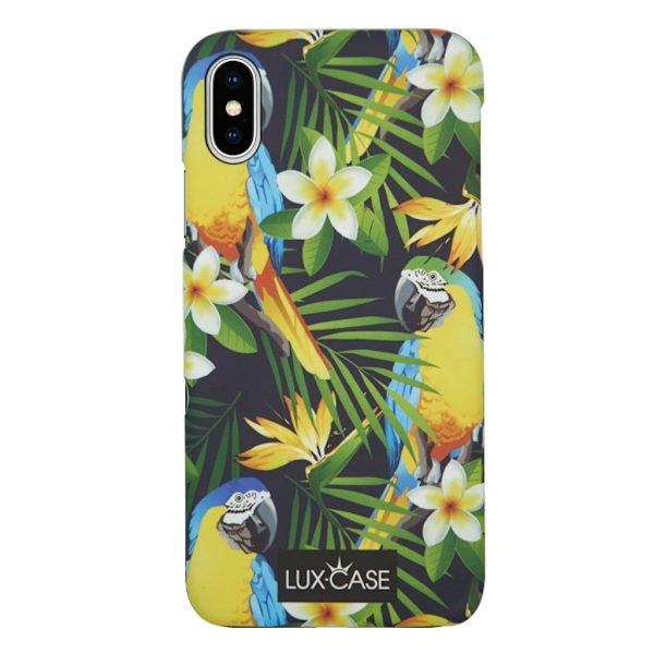 Lux-Case Tropicase™ til iPhone X - Kakadu Multicolor