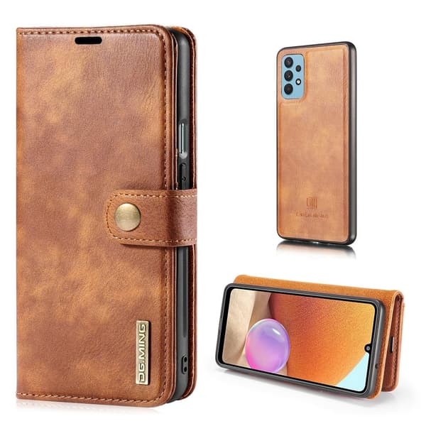 DG.Ming Samsung Galaxy A32 2-in-1 Pung Etui - Brun Brown