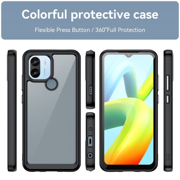 Xiaomi Poco C50 / Xiaomi Poco C51 smart akryldeksel - Svart Black
