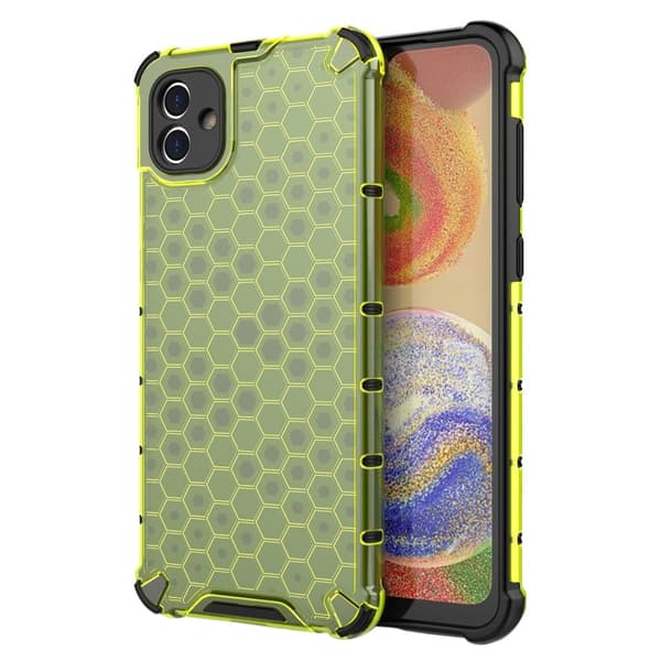 Bofink Honeycomb Samsung Galaxy A04 Etui - Grøn Green