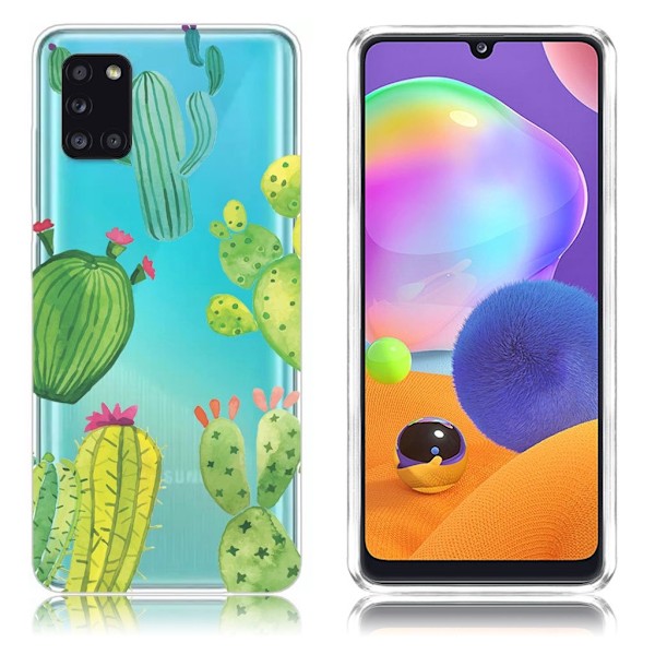 Deco Samsung Galaxy A31 kuoret - Kaktus Green