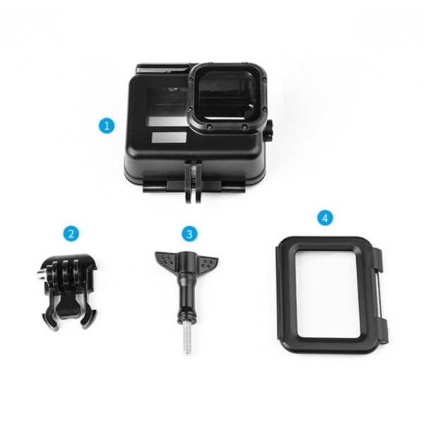 50m GoPro Hero 9 waterproof case with touch screen Black