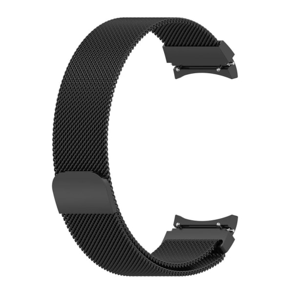 20 mm milanesiskt klockarmband i rostfritt stål för Samsung Galaxy Watch 4 - Svart Svart